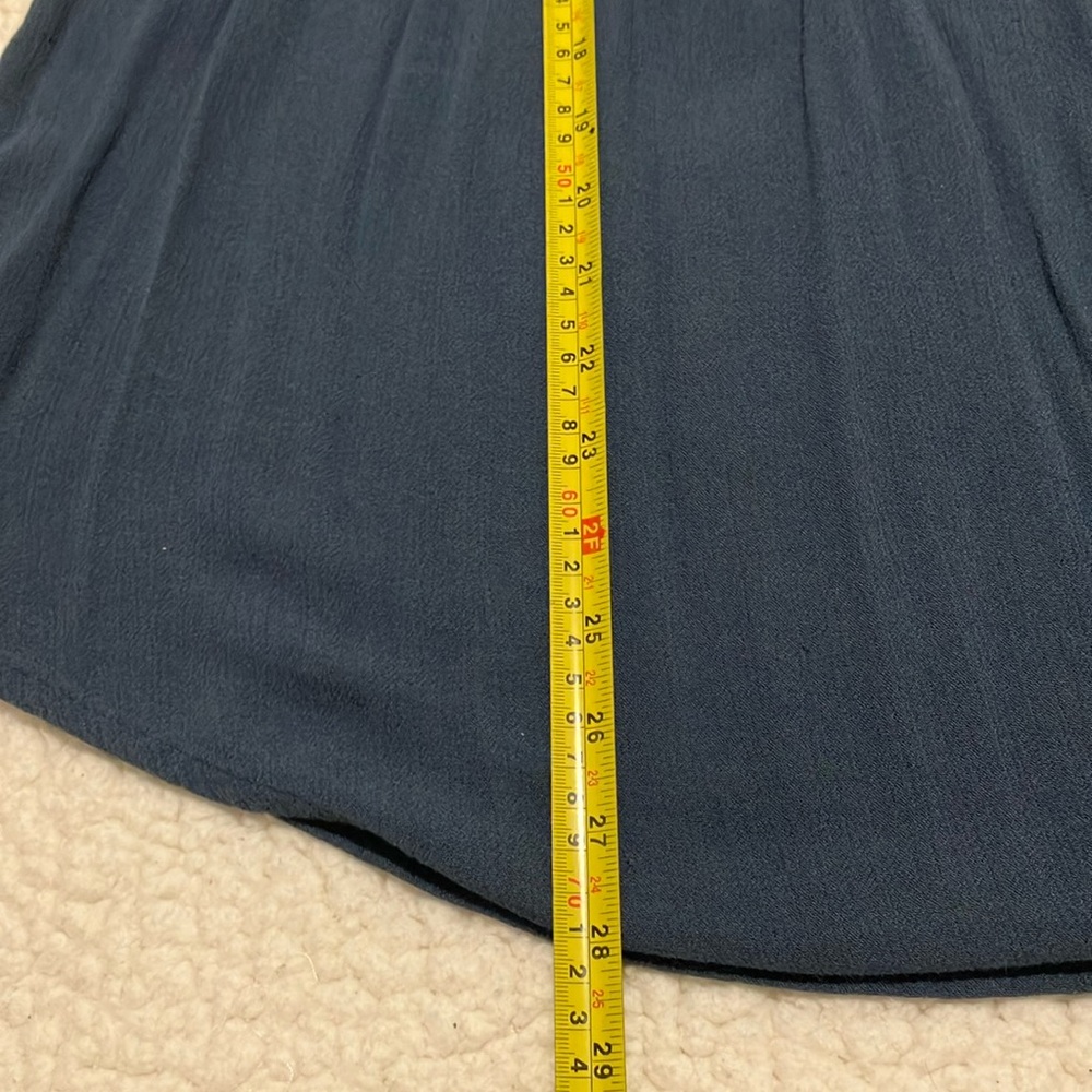 Japna Blue Pleated Relaxed Blouse - Picture 8 of 9